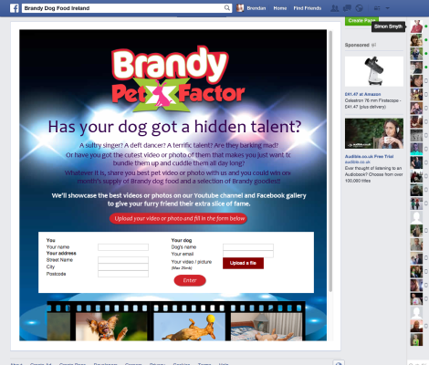 Brandy Facebook Pet Factor App