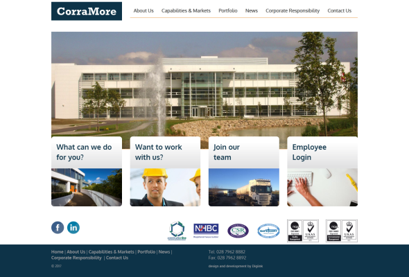 Corramore Website Design  & Development